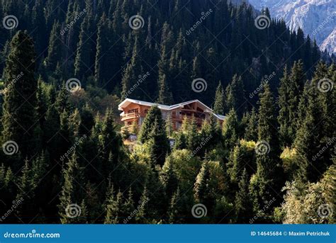 Wooden House In Mountain Stock Photo Image Of Remote 14645684