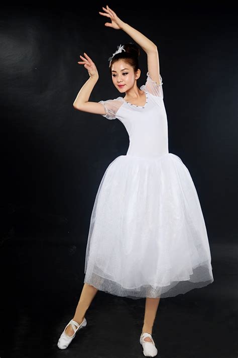 Adult Ballet Dance Dress White Veil Tutu Dress Swan Lake Ballet Dance