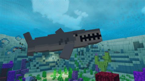 Minecraft pe mods & addons. Shark Addon | Minecraft PE Bedrock Addons