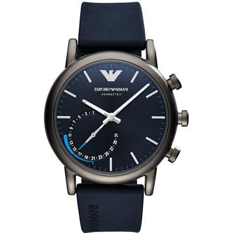 Best Buy Emporio Armani Connected Hybrid Smartwatch 43mm Stainless