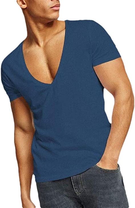 securiuu herren t shirt mit tiefem v ausschnitt v ausschnitt v ausschnitt v ausschnitt