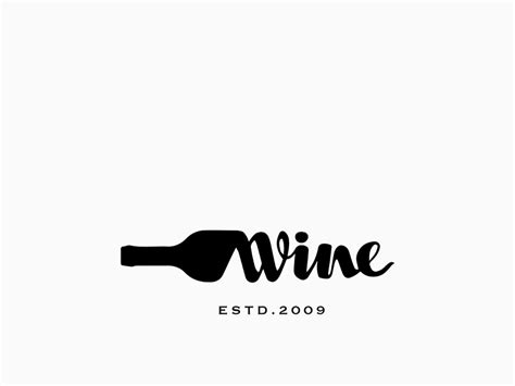 Dribbble Wine Logo 02 By Bordo