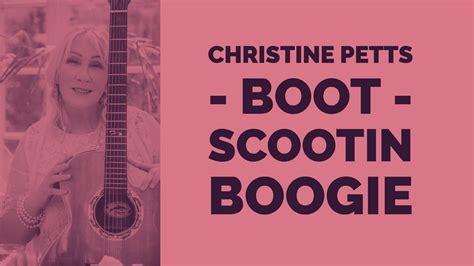 Boot Scootin Boogie Cover Christine Petts Video Johann Latsky Youtube