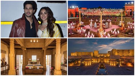 Take A Tour Of Sidharth Malhotra Kiara Advani S Wedding Venue Room Charges Bollywood