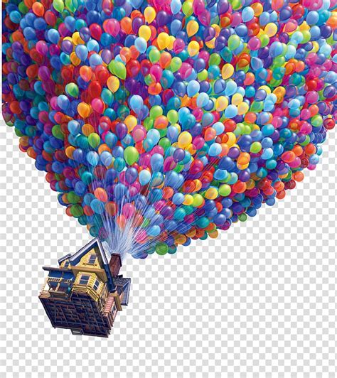 Up Movie Still Screenshot Film Poster Pixar Balloon Transparent