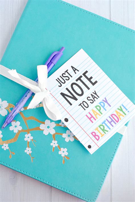 Gift ideas for june birthdays. Cute & Creative "Note" Gift Idea for Birthdays or Teacher ...