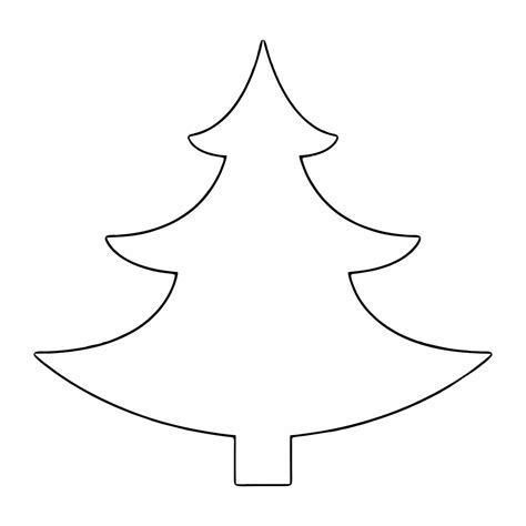 7 Best Images Of Large Printable Christmas Tree Patterns