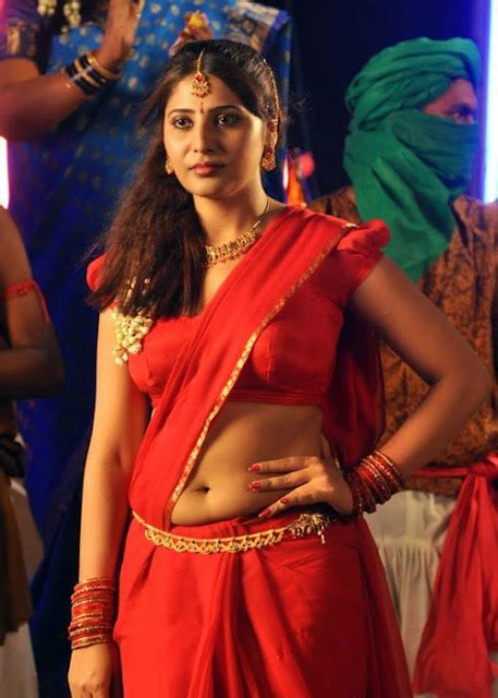 Tamil Hot Actress Rashmi Spicy Red Saree Images Rashmi Red Saree