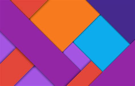 Orange And Blue Geometric Wallpapers Wallpaper Cave