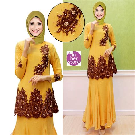 Baju kurung pahang, biru turquoise sold. Baju Kurung by In Her Store - Elsa Series Bahan : Chiffon ...