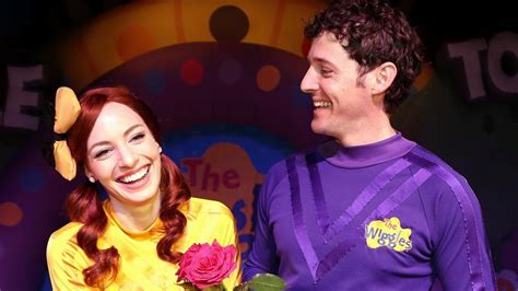 Yellow Wiggle Emma Watkins Reacts To Purple Wiggle Lachy Gillespies Engagement To Dana