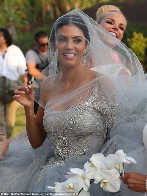 how beautiful is this grey rhinestone embroidered one sleeve princess gown wedding gown