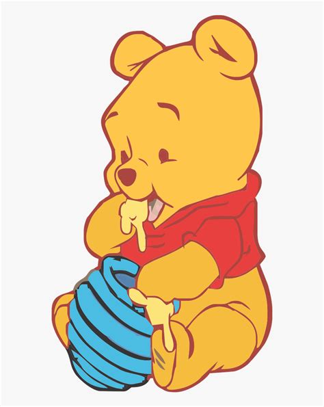 Baby Winnie The Pooh Vector Free Transparent Clipart Clipartkey