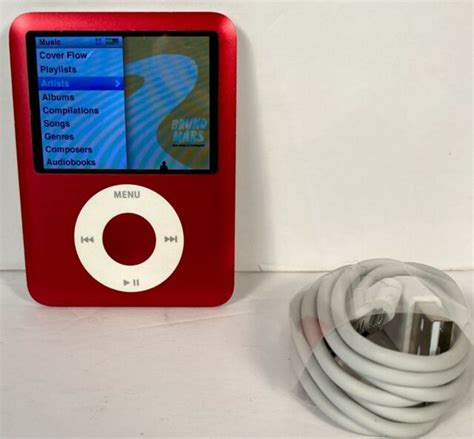 Apple Ipod Nano 3rd Generation Special Edition Red 8 Gb For Sale