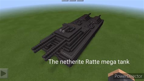 Minecraftthe Netherite Ratte Mega Tank Youtube