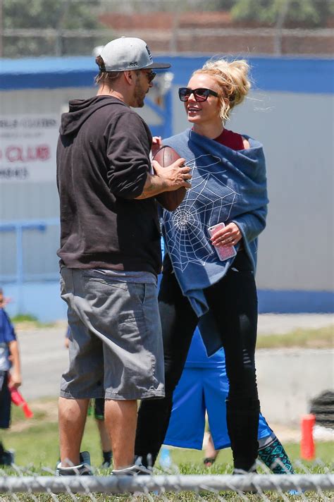 Britney Spears Reunites With Kevin Federline At Sons Soccer Game