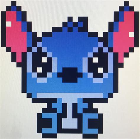 Make Your Own Cute Easy Pixel Art Stitch With This Tutorial