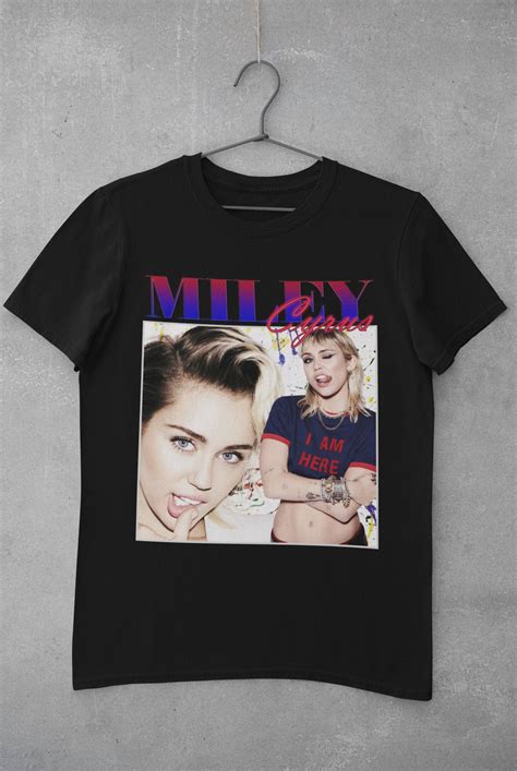 Miley Cyrus Shirt Miley Cyrus Tshirt New Design Casual Unisex Etsy