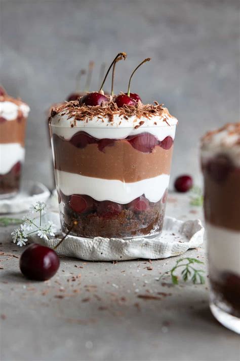 Explore our range of vegan cakes for delivery available for sale from yumbles. Vegan Black Forest Trifle | The Minimalist Vegan