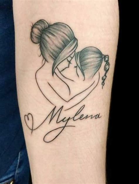 Tatuajes Inspirados En La Maternidad Tatuaje Madre E Hija Tatuaje
