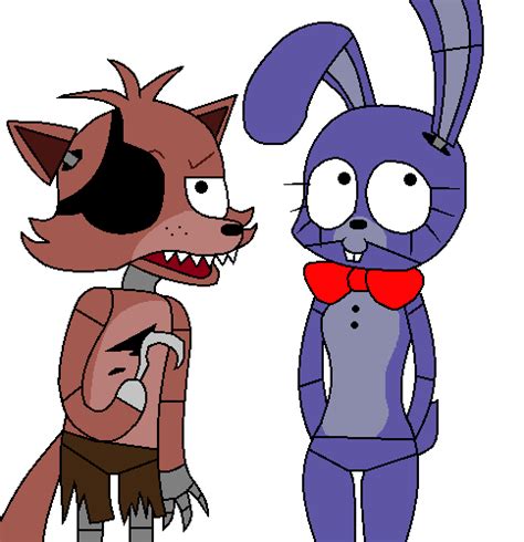 Bonnie And Foxy By Fairoon On Deviantart