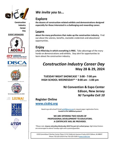 ACCNJ - Construction Industry Career Day - Princeton Mercer Regional