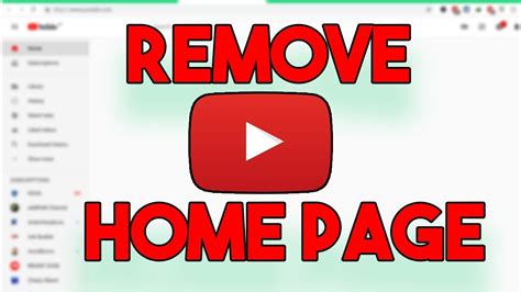 How To Remove Recommended Videos On Youtube Hide Youtube Homepage