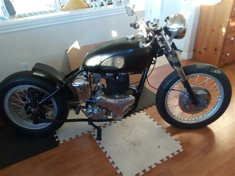 My 1954 Bsa A10 Plunger Restoration In Progress Bobber Style Plunger