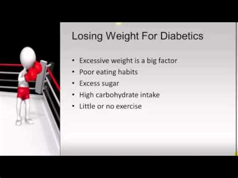 Watch your weight and waist size. Type 2 Diabetes and Weight Gain - YouTube