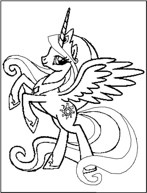 Free Printable My Little Pony Coloring Pages For Kids