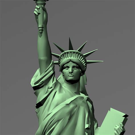 Statue Of Liberty Free 3d Model Obj Free3d