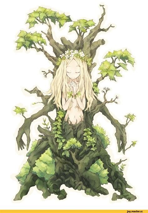 Plant Girl Monster Girl Anime Art мир аниме красивые