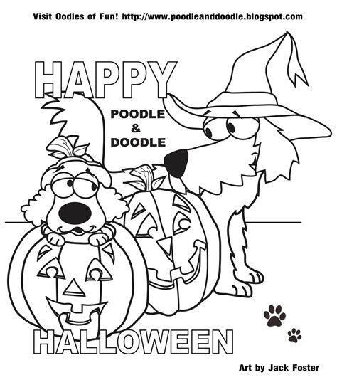 Poodle coloring page from dogs category. Oodles of Fun