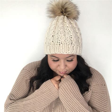 Ravelry Faux Cable Knit Beanie Pattern By Sierra Fontaine