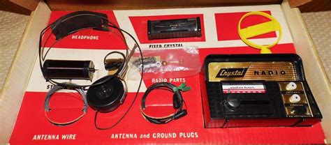 Vintage Remco Radiocraft Crystal Radio Kit Style 106 Made In Usa