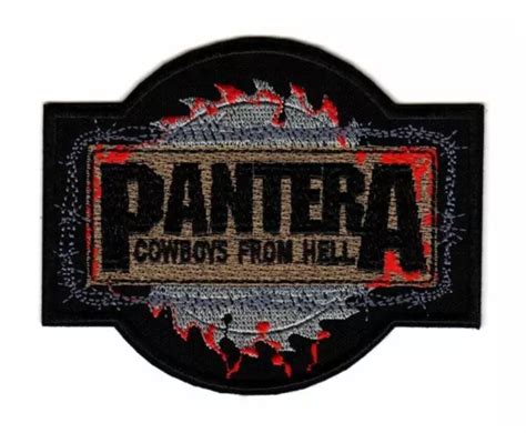 Pantera Cowboys From Hell Cfh Patch American Groove Thrash Metal Band
