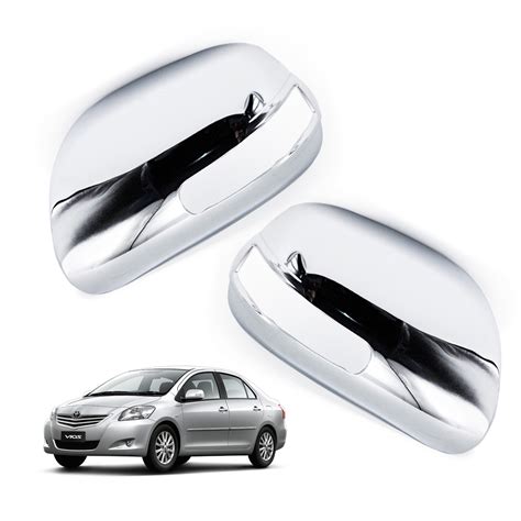 Wing Side Mirror Cover Chrome For Toyota Yaris Vios Camry Altis 2007