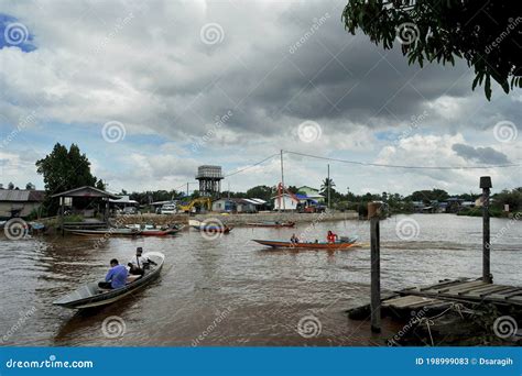 Rajang River Editorial Stock Photo Image Of Mukah Clouds 198999083