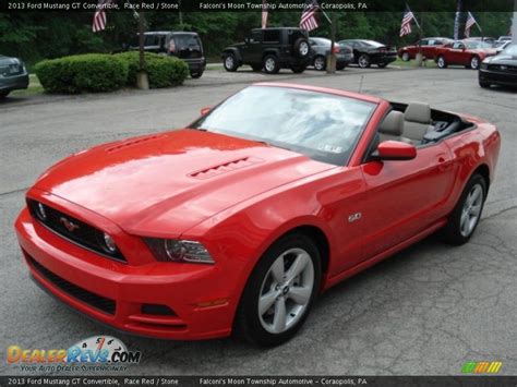 2013 Ford Mustang Gt Convertible Race Red Stone Photo 4