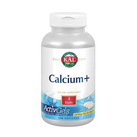 Kal Calcium Plus Tablets 1000 Mg 200 Count