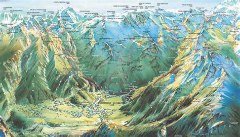Pralognan La Vanoise Ski Map