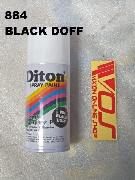 Jual Cat Kaleng Semprot Pylox Merk Diton Cc Black Doff Di Lapak Vixion Online Shop