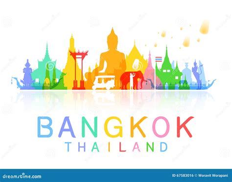 Bangkok Thailand Stock Vector Image 67583016