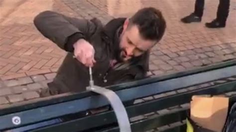 Professor Green Films Anti Homeless Bench Bar Removal Bbc News