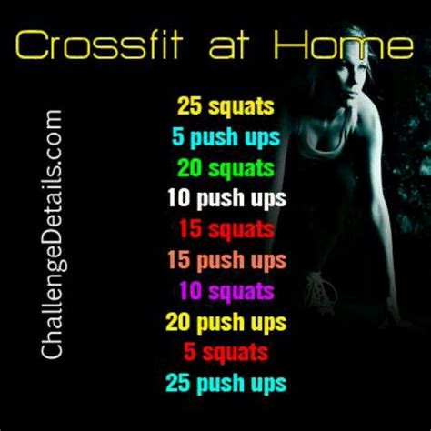 Crossfit At Home Bootcamp Workouts Pinterest