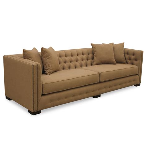Tufted sofa with nailhead trim Lucious Tufted Sofa - California Furniture Company