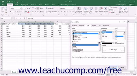 Excel custom number formatting is the clothing for data in excel cells. Excel 2016 Tutorial The Format Cells Dialog Box Microsoft ...