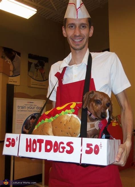 Well you're in luck, because here they come. Hot Dog Vendor and Hot Dog Halloween Costume Idea