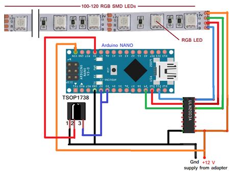 How To Build An Ir Remote Operated Rgb Led Strip Using Arduino