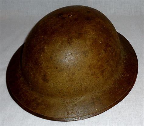 Lot Wwi Us American Doughboy Helmet Model 1917 With Original Liner